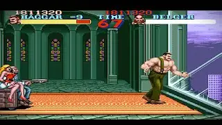 Final Fight -SNES-  snes9x-x64 1.62.3  (AT&Eacute; ZERAR) vidas ilimitadas! 4K60fps