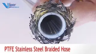 PTFE Teflon Braided Stainless Steel Fuel Hose
