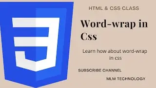 CSS Word-Wrap Tutorial ||#16