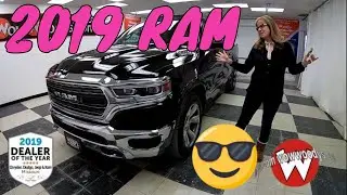 2019 Ram 1500 Limited 19HP55 Review | Video Walkaround| Truck for sale at WowWoodys