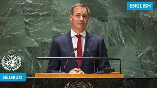 🇧🇪 Belgium - Prime Minister Addresses United Nations General Debate, 78th Session | #UNGA