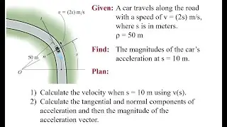 Module 13:Understanding Curvilinear motion-Normal and tangential system- Example