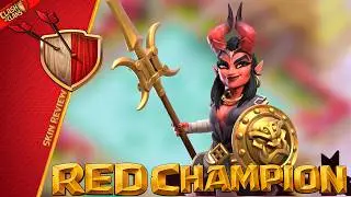 🔥 Red Champion Skin Review | February 2026 | Clash of Clans | Clashflict 👑💎
