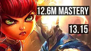 ANNIE vs PANTHEON (MID) | 12.6M mastery, 2700+ games, 8/1/1 | NA Diamond | 13.15