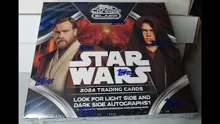 2024 Topps Chrome Black Star Wars Box 5 - Best Auto Pulled Orange /25 #starwarscards #starwars