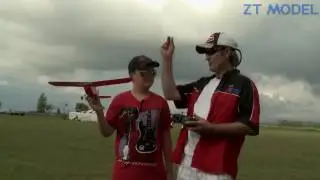 ZT MODEL RC airplane flying