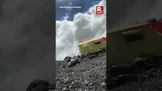 Mountaineer Films Terrifying Moment Avalanche Strikes Camp