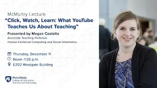 McMurtry Lecture: Megan Costello 