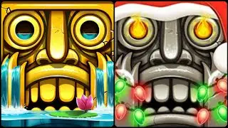 temple run 2 enchanted palace vs holiday havoc