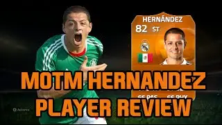 FIFA 15 Ultimate Team MOTM Хавьер Эрнандес 82 Обзор игрока Обзор FUT 15 MOTM Эрнандес Чичарито