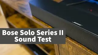 Bose Solo Series II SoundBar Sound Test + Bass Test!