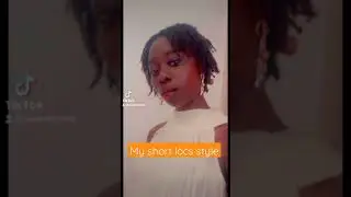 My short locs style    #locjourney #locs #locstyles #locstransformation