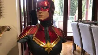 Queen Studios Life Size Captain Marvel Bust