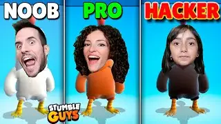MI PRIMA HACKER en STUMBLE GUYS ¡RULETAS SECRETAS!