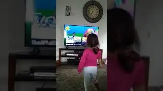 Sister dancing to walk like Shawn