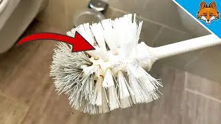Façons SIMPLES de nettoyer rapidement la brosse des toilettes 💥 (Génial) 🤯