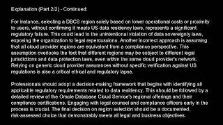 1z0 160 Oracle Database Cloud Service Free Practice Test video