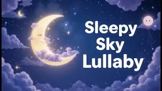 Crescent Moon Dreams 🐑🌌 | Gentle Nap Music & 3D Animation Loop