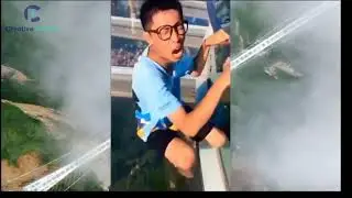 TRY NOT TO LAUGH 😂 | China glass bridge video