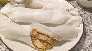 Ami's special chicken white sauce roll🤤🍲🇵🇰 Paratha.