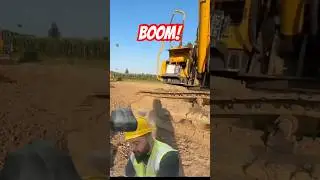 I Got Hit by a Rock! | Kafama Taş Geldi! #excavator #parody #satisfying