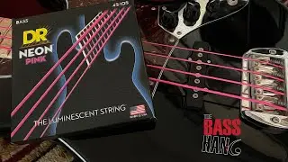 DR Neon Pink Bass Strings
