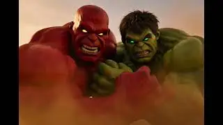 HULK VS RED HULK | &ldquo;HULK vs RED HULK 💥 Sabse Badi Ladai! 😱 Jab Do Gusse Takraaye | #aistoryhindi