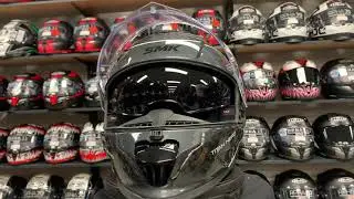 Motorhuis Bakker - SMK Titan Carbon Nero Wit Grijs