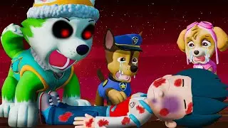 OMG! EVEREST IS A ZOMBIE! 🧟&zwj;♀️😱 Giant Monster Attack! Ryder is Injured! 🩸 Chase Cries!