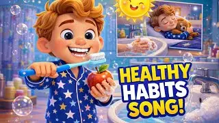 Healthy Habits Song for Kids | Daily Routines & Good Manners
