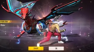 Dragon Rider Animation | New Faded Wheel Free Fire | One Spin Trick | New Dragon Skywing kaise le