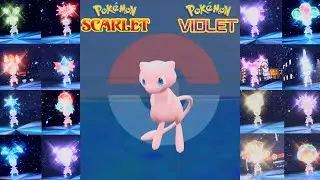 Pok&eacute;mon Scarlet & Violet - Mew All 18's Type of Tera Form & Including Moved Attack