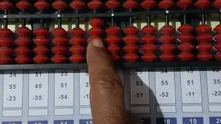 Сложение и вычитание с помощью набора абакусов.