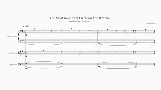 PECULATE - The Most Important Decision You'll Make (sheet music)