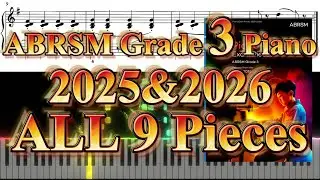 ABRSM Piano Grade 3 2025-2026 (Complete)