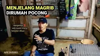 CAMPING HOROR‼️NGINAP DIRUMAH POCONG,GAK HABIS PIKIR DIA KELUAR JUGA MENJELANG MAGRIB