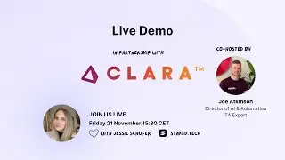 CLARA Live Demo | HR Tech Insights with Jessie Schofer