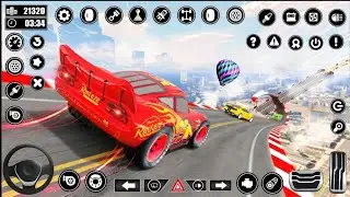 Crazy Car Stunt Challenge | High Speed Mega Ramp Gameplay 😱