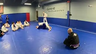 Bottom side control to single elevator butterfly sweep ￼