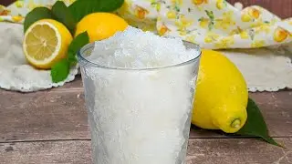 Granit&eacute; au citron ! Impossible de vivre sans ce dessert ! Si facile, si d&eacute;licieux ! 3 ingr&eacute;dients