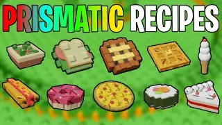ALL PRISMATIC FOOD RECIPES IN GROW A GARDEN (COOKING EVENT GUIDE) ROBLOX!