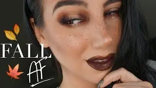 Not Your Every Day Autumn Makeup | Glitter Smokey Eye | MsQuinnFace