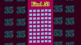 Find .53 #puzzle #magic #mathnumbers #feed #quiz #quiz #math #song #short #viral #vlog #video