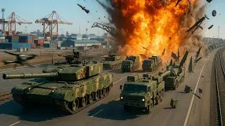 Ukraine Drone STRIKE Destroys China&rsquo;s $3B Logistics Hub | US Navy Secrets