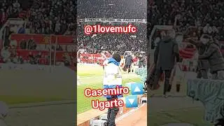 Casemiro replacing Manuel Ugarte - Manchester United V Leicester City - FA Cup 7feb2025
