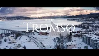 Troms&oslash; 4K aerial Photography | Scenery in the Arctic Circle, Norwegian landscape