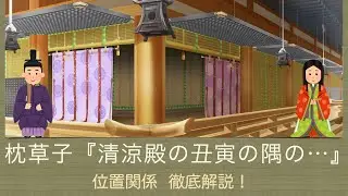 【位置関係 徹底解説】枕草子『清涼殿の丑寅の隅の』