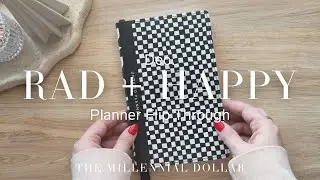Happy + Rad Undated Planner Flip Through | Dec. 2024