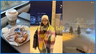 Türkiye tatilim🇹🇷| kar fırtınaları, 20lik diş ve sürpriz konuk 🫣🌨️⛷️🤒 #vlog