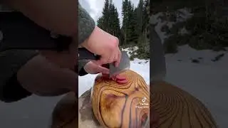 @winter cook Asmr. #winter #snow #fishing